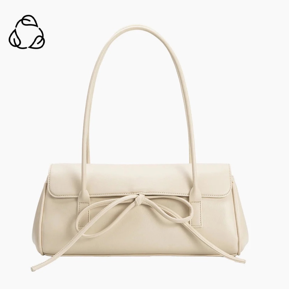 Melie Bianco Cream Shoulder Bag